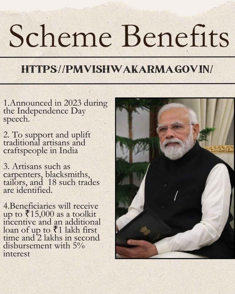 pm vishwakarma yojana online