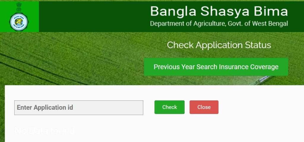 Bangla Shasya Bima Status: Check Your Application Online 6 bangla shasya bima status