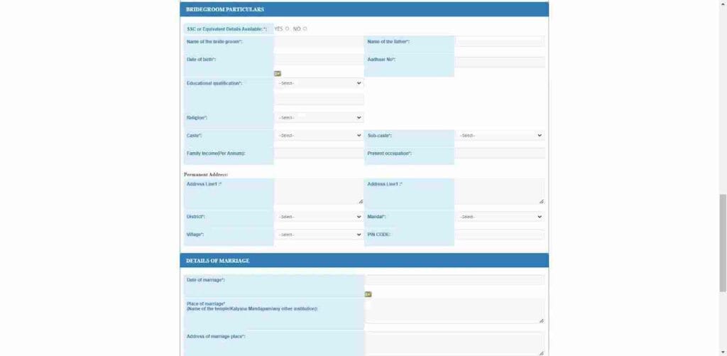 Kalyana Lakshmi Pathakam - Telangana Eligibility, Documents 6 application form 2