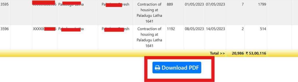 Upadi Hami Pathakam Payment Status 2025 @MGNREGA 9 download pdf