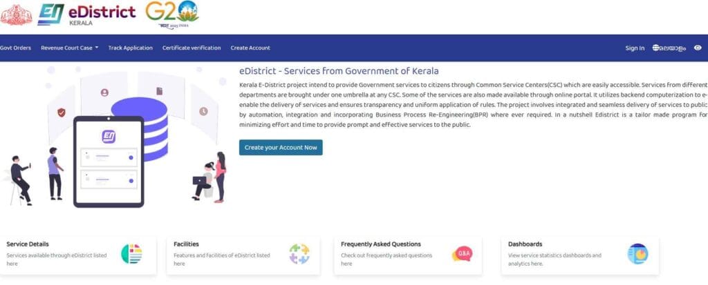 Track e District Application Status Kerala Easily Online 2 e district application status kerala