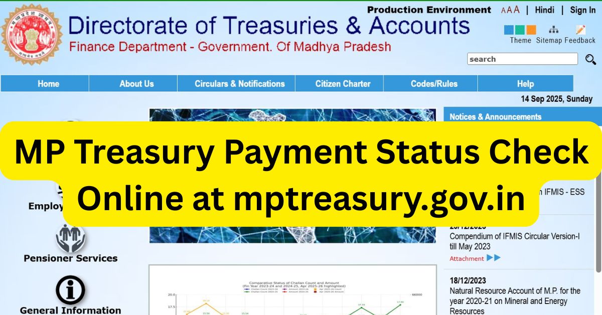 MP Treasury Payment Status